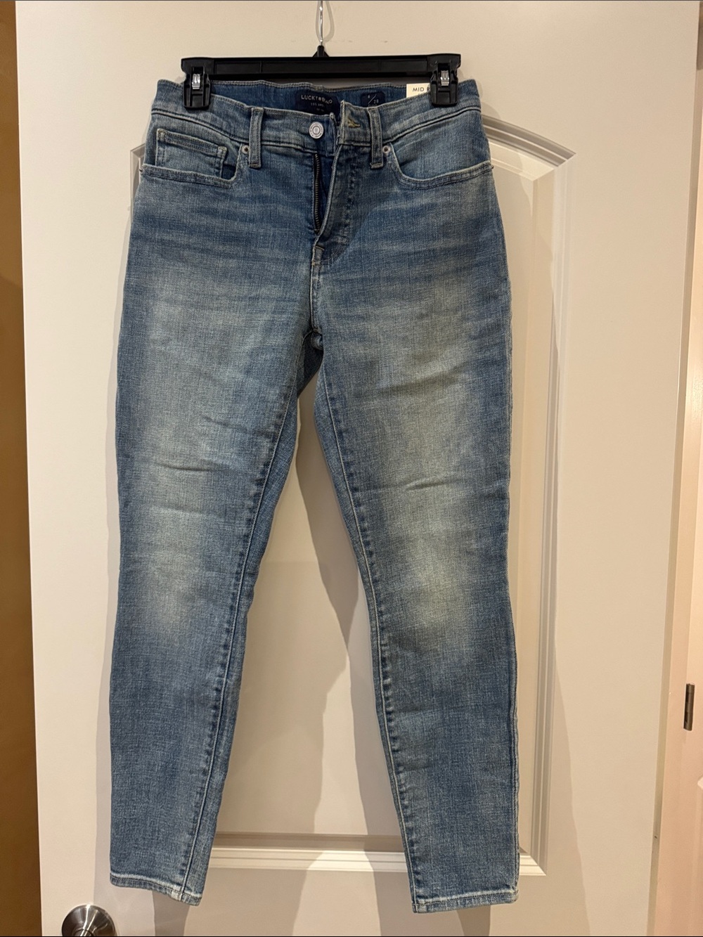 Lucky Brand Mid Rise Skinny Ava Jeans in Light Blue, size 6/28ankle, NWT
